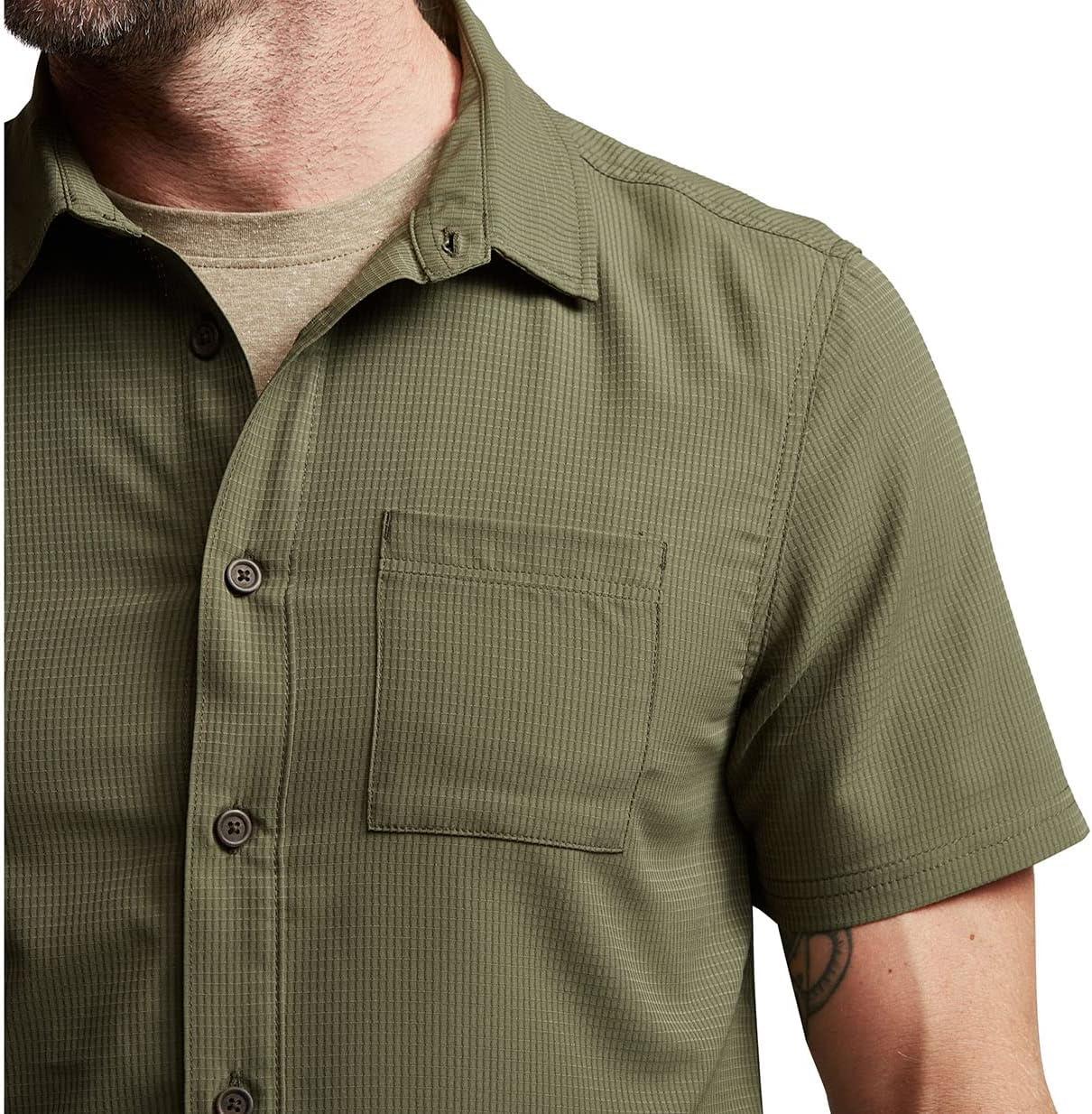 image:imageSITKA Gear Mens Mojave Short Sleeve Button Up Active ShirtCovert