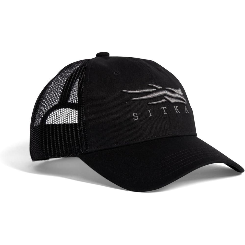 image:imageSITKA Gear Mens Hunting Icon Lo Pro Trucker Cap OSFABlackCharcoal