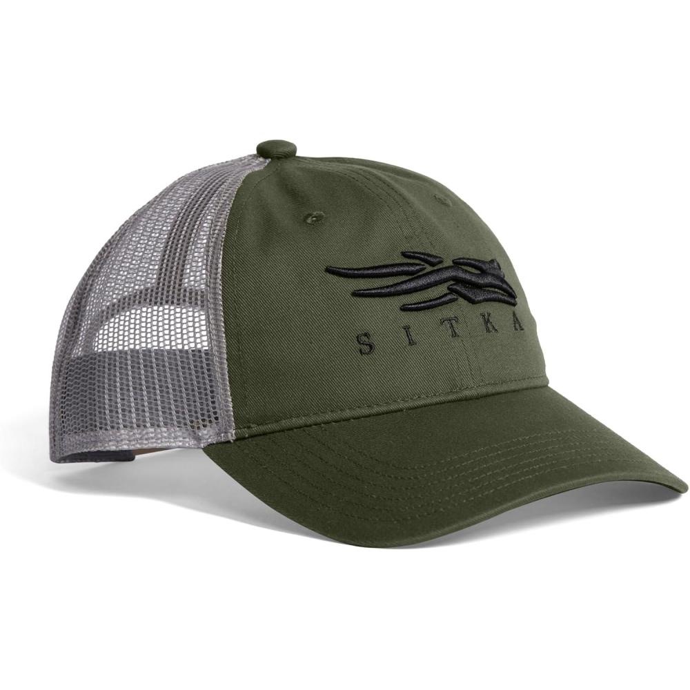 image:imageSITKA Gear Mens Hunting Icon Lo Pro Trucker Cap OSFAOlive Green