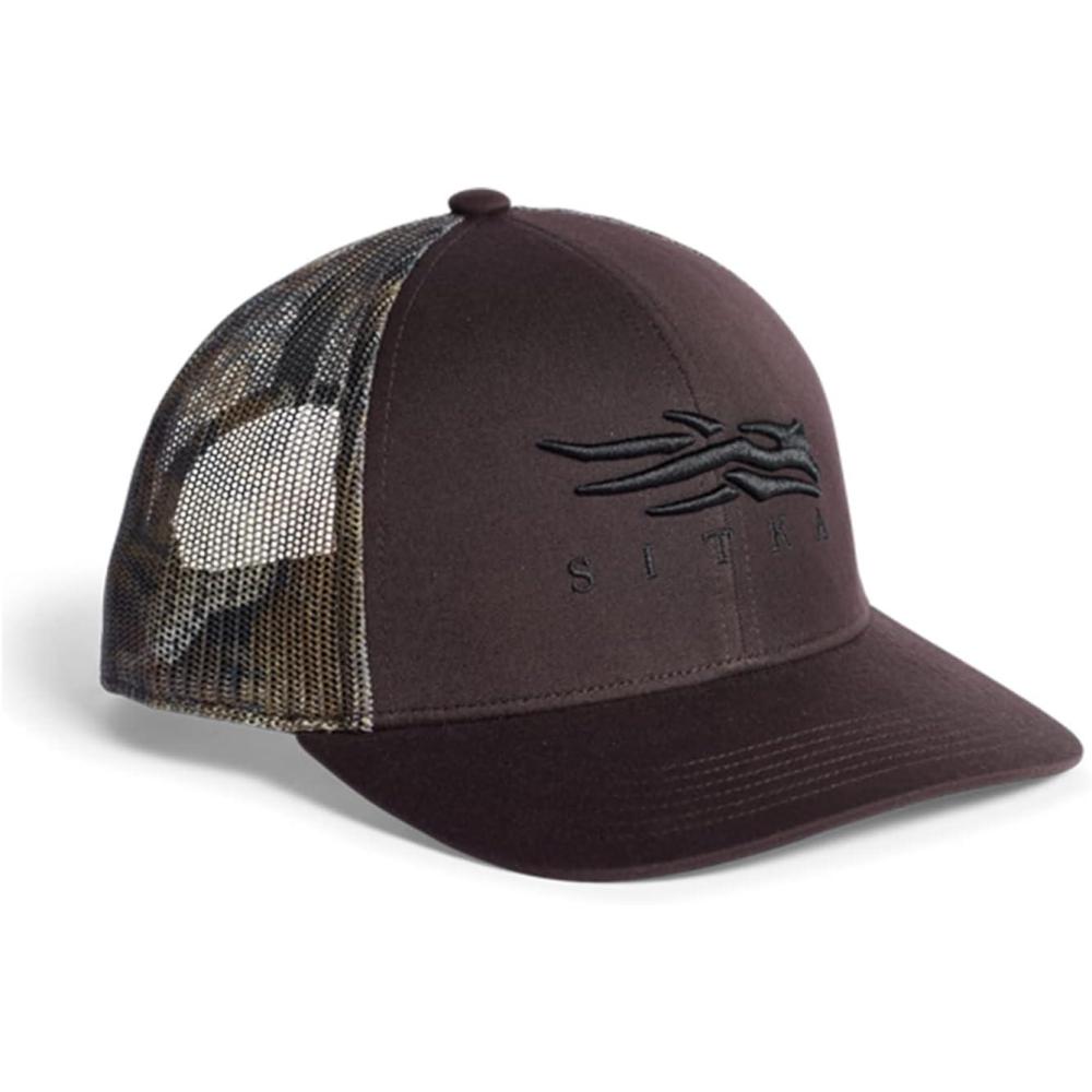 image:imageSITKA Gear Mens Icon Mid Profile Trucker CapChocolateTimber