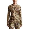 SITKA Gear Women’s Core Merino 120 LS Crew Shirt(Optifade Subalpine)