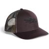SITKA Gear Men’s Icon Mid Profile Trucker Cap(Chocolate/Timber)