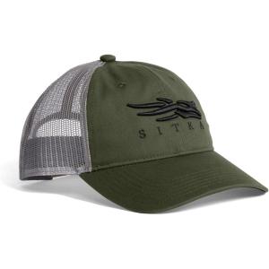 SITKA Gear Men’s Hunting Icon Lo Pro Trucker Cap, OSFA(Olive Green)