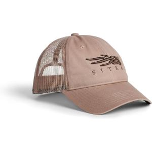 SITKA Gear Men’s Hunting Icon Lo Pro Trucker Cap, OSFA(Sandstone)