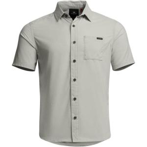 SITKA Gear Men’s Mojave Short Sleeve Button Up Active Shirt(Field Gray 2)