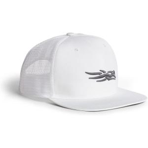 SITKA Gear Men’s Trucker Breathable Mesh Hunting Cap-One Size Fits All(White)