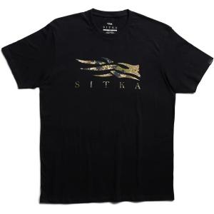 Sitka Mens Everyday Cotton Optifade Icon Tee(Black Subalpine)