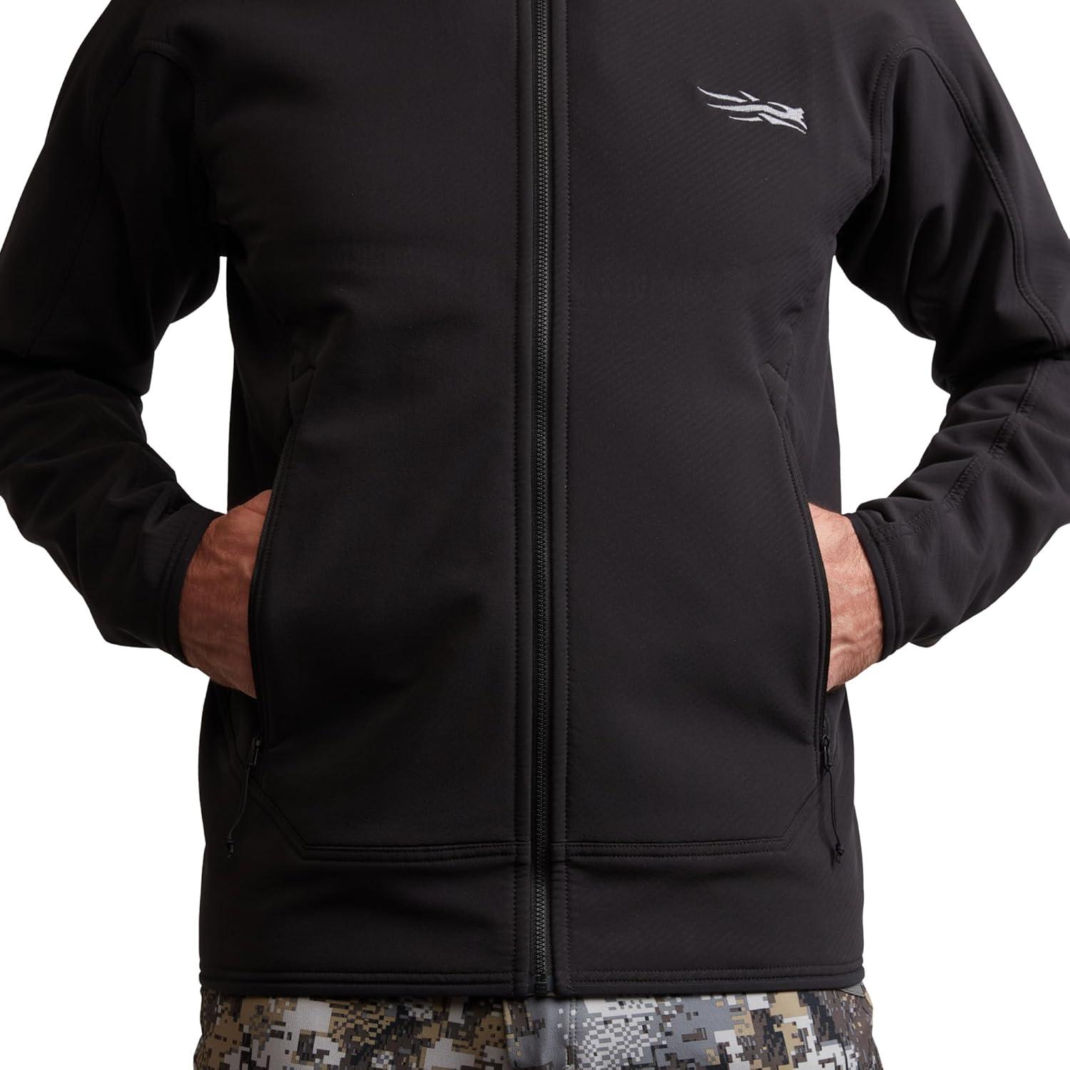 image:imageSITKA Alpha Fleece Hooded Waterproof Hunting Mens JacketBlack