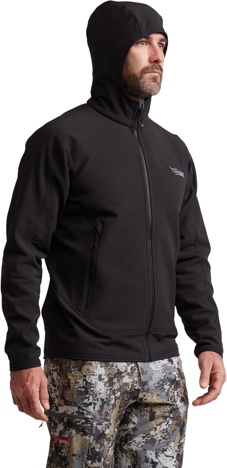 image:imageSITKA Alpha Fleece Hooded Waterproof Hunting Mens JacketBlack