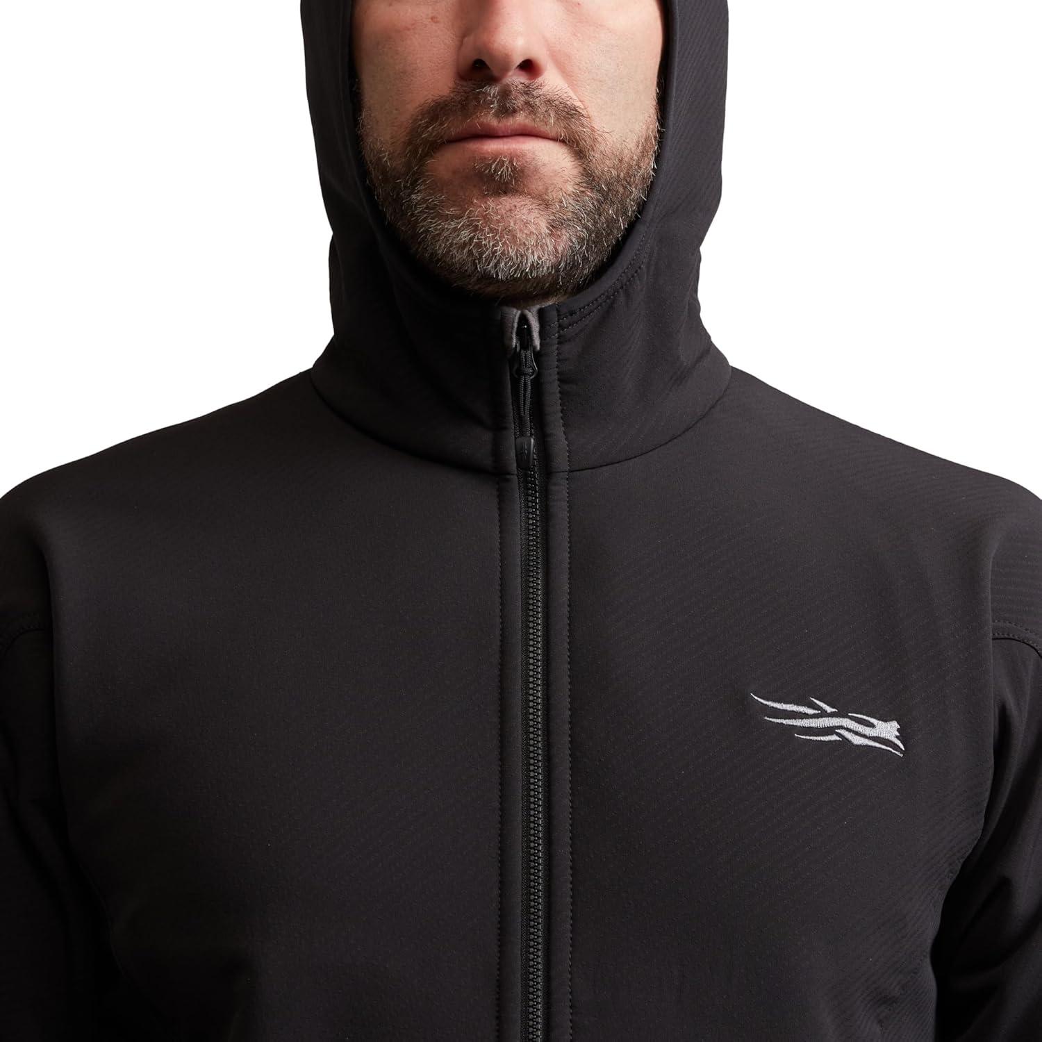 image:imageSITKA Alpha Fleece Hooded Waterproof Hunting Mens JacketBlack