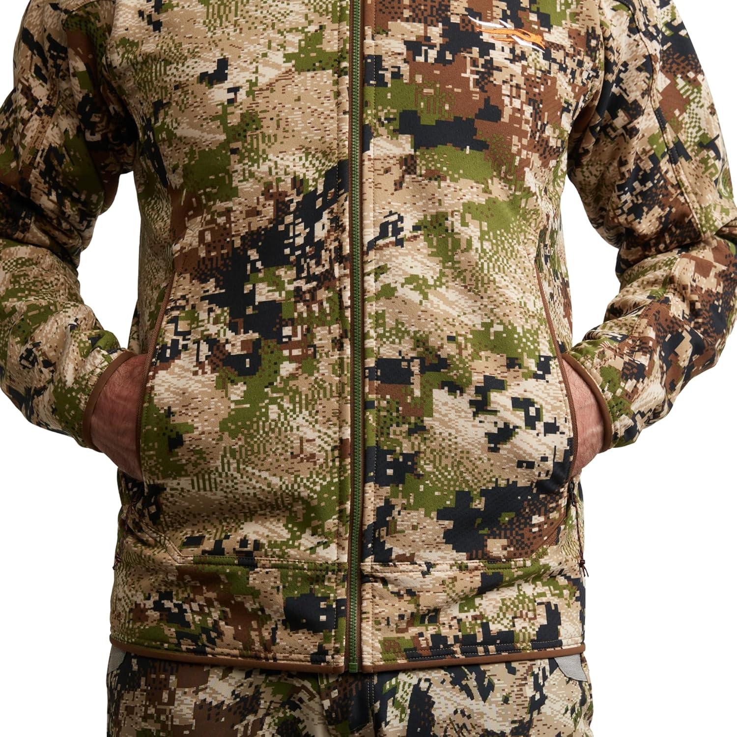 image:imageSITKA Alpha Fleece Hooded Waterproof Hunting Mens JacketOptifade Subalpine