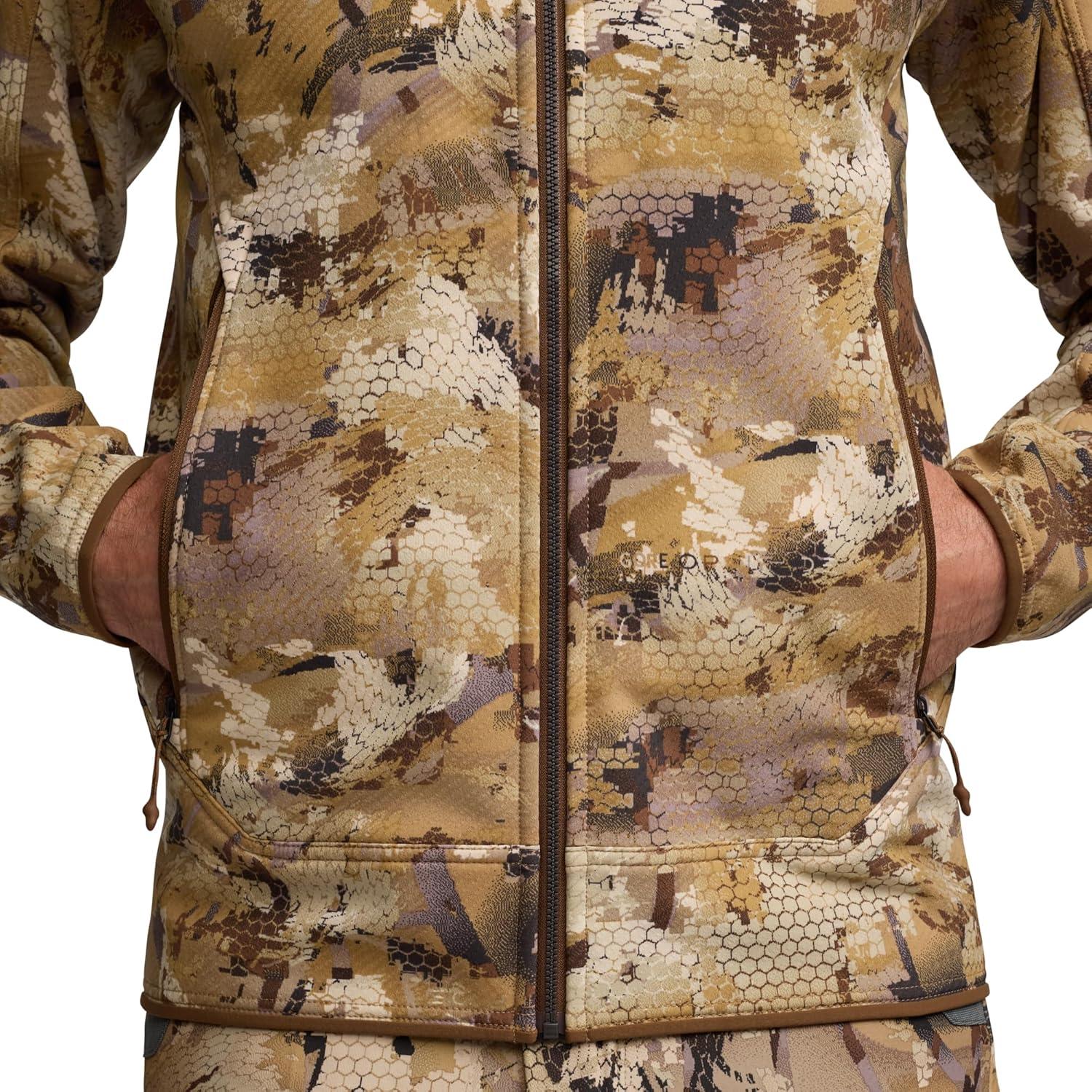 image:imageSITKA Alpha Fleece Hooded Waterproof Hunting Mens JacketOptifade Waterfowl