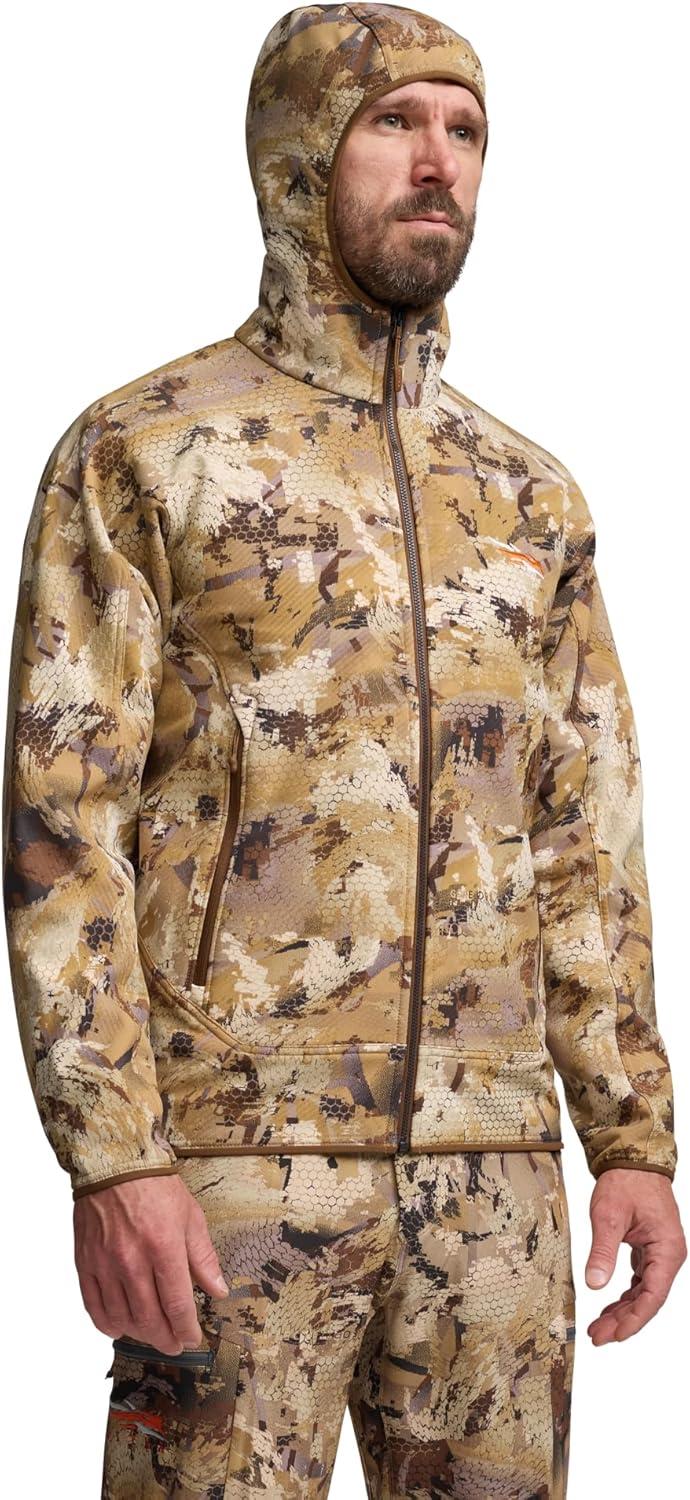 image:imageSITKA Alpha Fleece Hooded Waterproof Hunting Mens JacketOptifade Waterfowl
