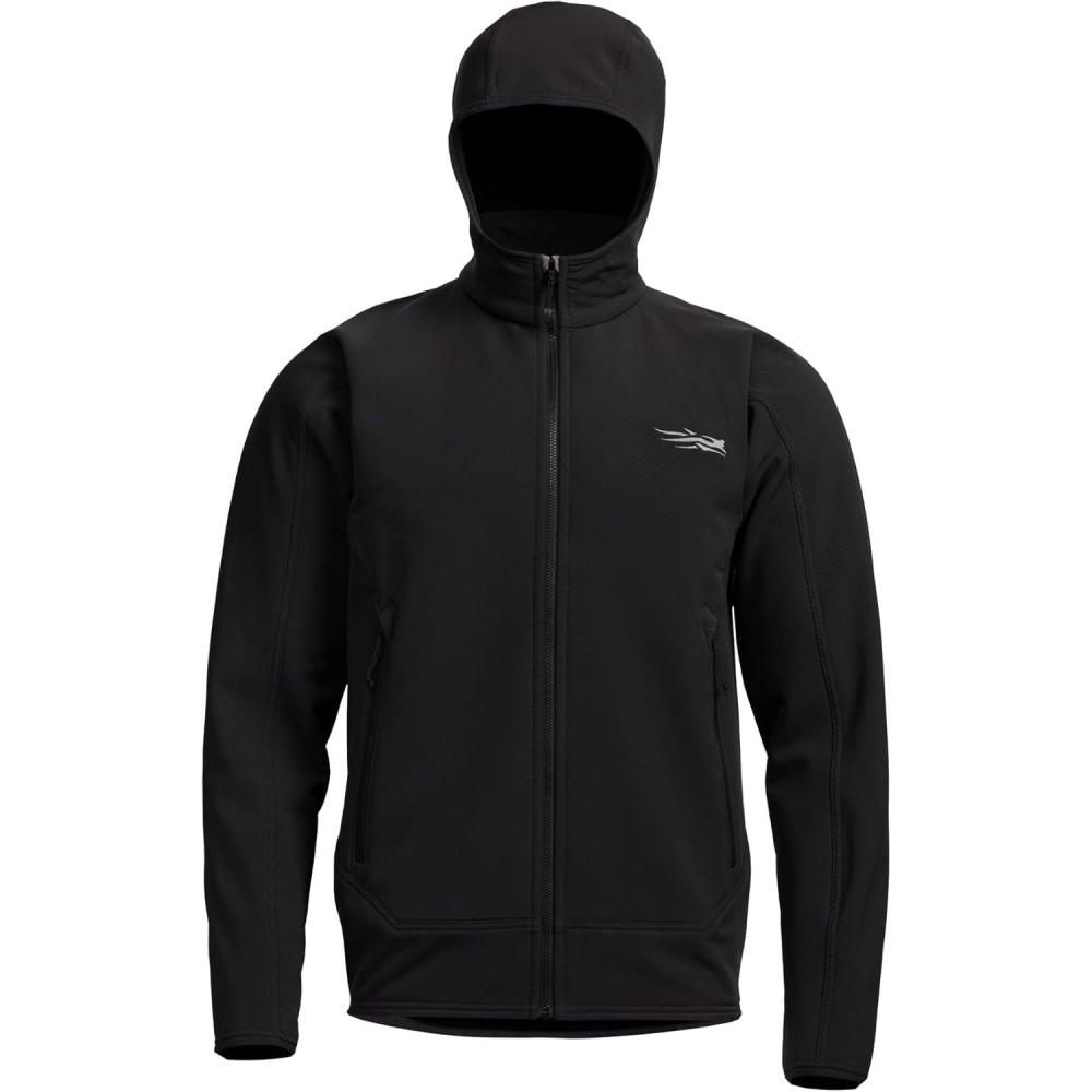 image:imageSITKA Alpha Fleece Hooded Waterproof Hunting Mens JacketBlack