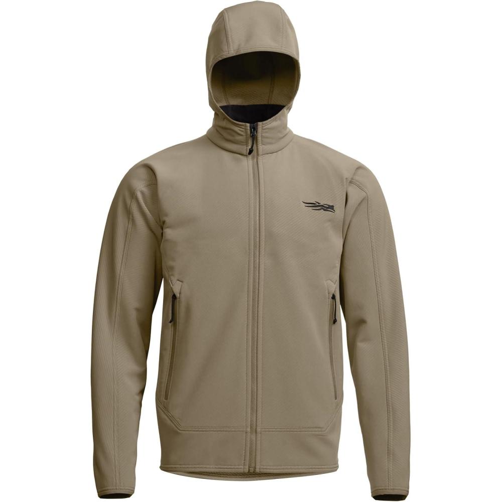image:imageSITKA Alpha Fleece Hooded Waterproof Hunting Mens JacketBuckskin
