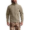 SITKA Alpha Fleece Hooded Waterproof Hunting Mens Jacket(Buckskin)