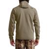 SITKA Alpha Fleece Hooded Waterproof Hunting Mens Jacket(Buckskin)