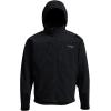 SITKA Stratus Jacket – 100% Windproof, Ultra-Quiet, Removable Hood, Safety Harness Port, Micro-Grid Fleece – Parent(Black)