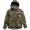 SITKA Stratus Jacket – 100% Windproof, Ultra-Quiet, Removable Hood, Safety Harness Port, Micro-Grid Fleece – Parent(Multi)