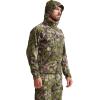 SITKA Stratus Jacket – 100% Windproof, Ultra-Quiet, Removable Hood, Safety Harness Port, Micro-Grid Fleece – Parent(Multi)