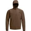 SITKA Alpha Fleece Hooded Waterproof Hunting Mens Jacket(Cattail Brown)