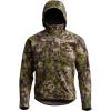 SITKA Stratus Jacket – 100% Windproof, Ultra-Quiet, Removable Hood, Safety Harness Port, Micro-Grid Fleece – Parent(Multi)
