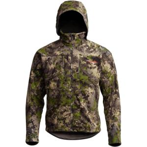 SITKA Stratus Jacket – 100% Windproof, Ultra-Quiet, Removable Hood, Safety Harness Port, Micro-Grid Fleece – Parent(Multi)