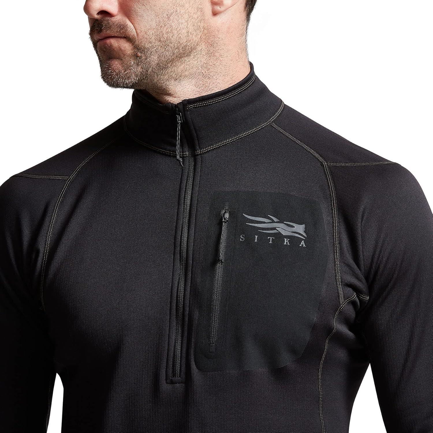 image:imageSITKA Gear Mens Core Midweight Zipt Long Sleeve Hunting ShirtSitka Black