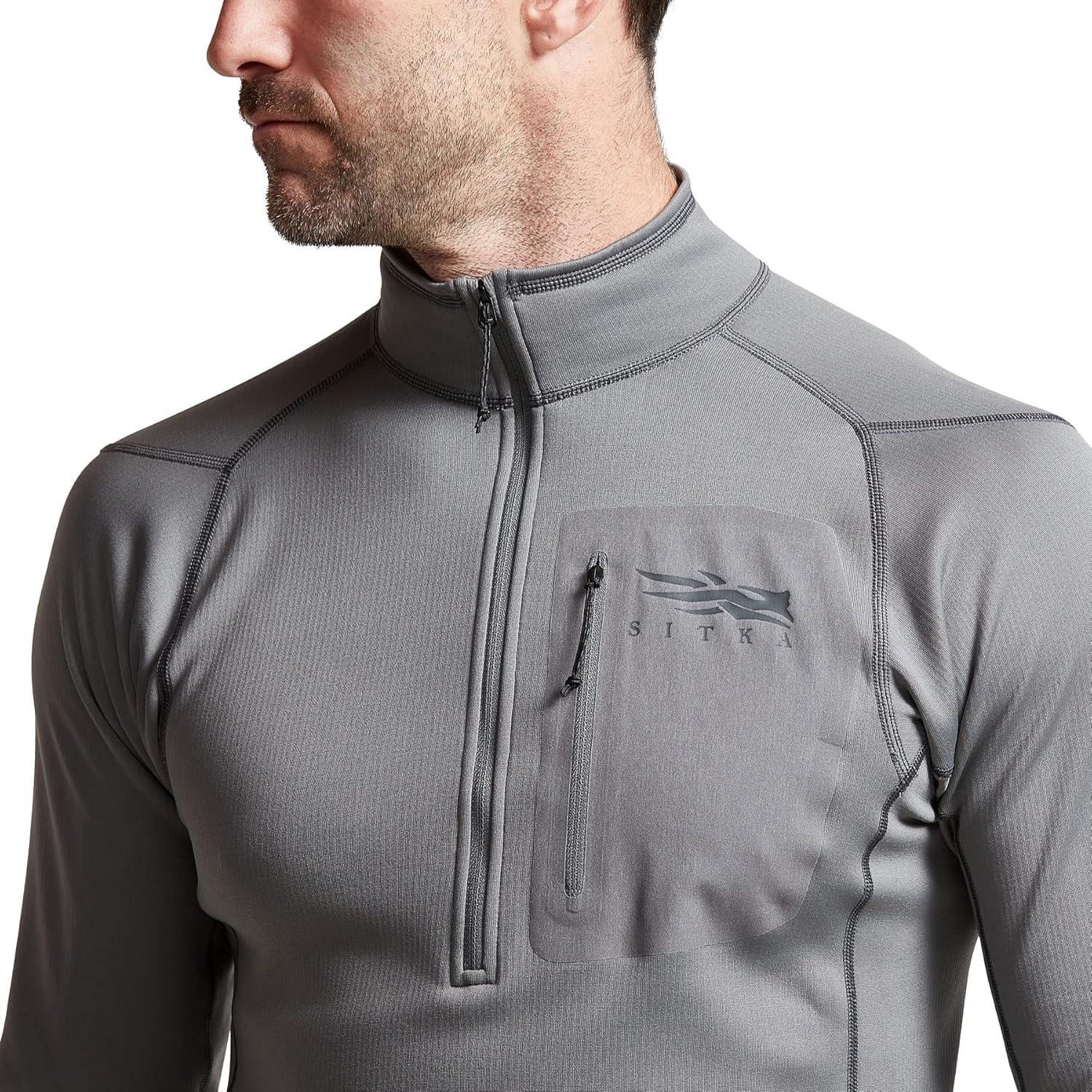 image:imageSITKA Gear Mens Core Midweight Zipt Long Sleeve Hunting ShirtWoodsmoke