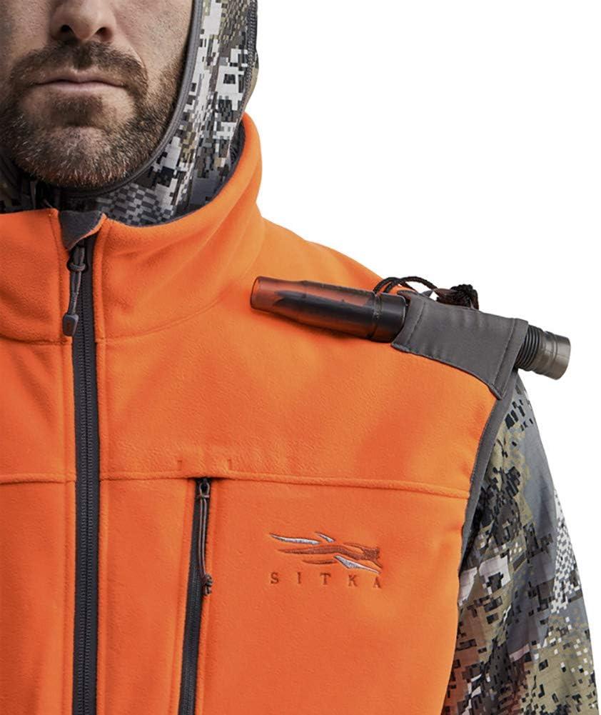 image:imageSITKA Gear Mens Stratus Windstopper Water Repellent UltraQuiet Fleece Hunting VestBlaze Orange