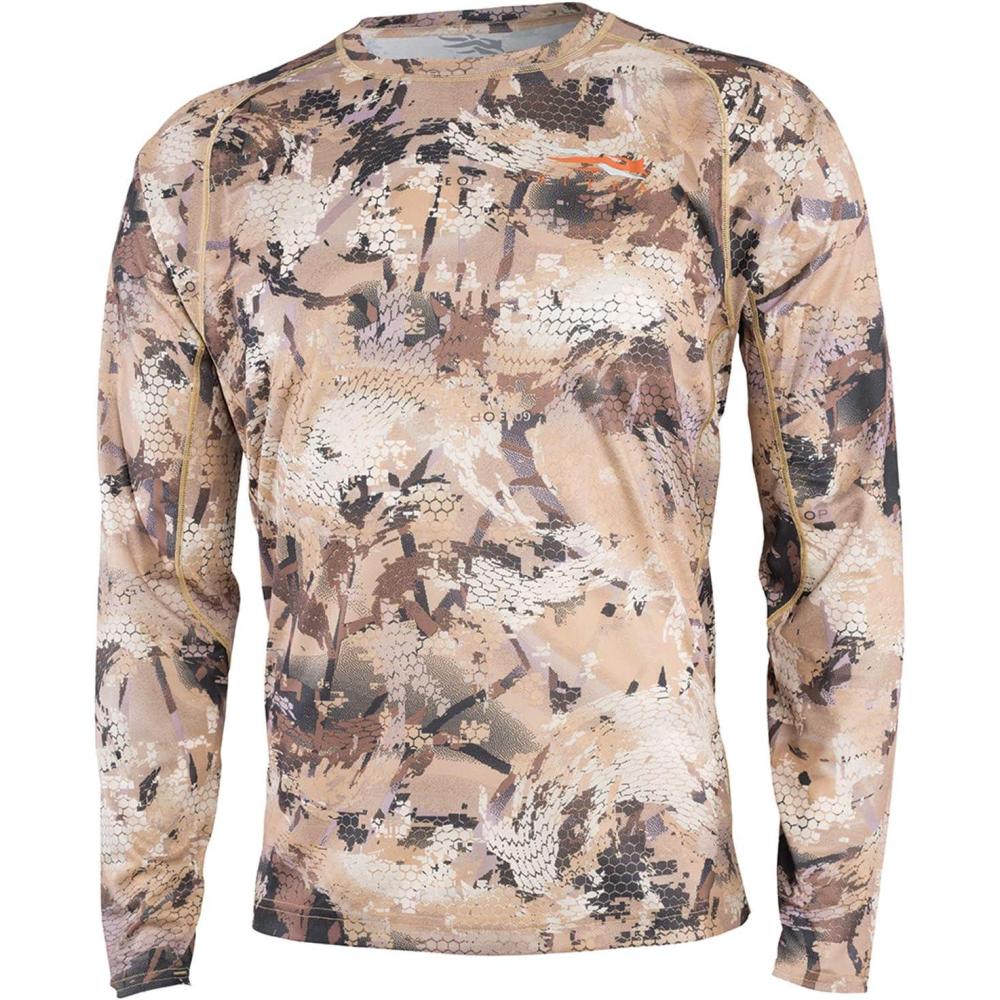 image:imageSITKA Core Lightweight Crew Long Sleeve Lightweight Base Layer Hunting Shirt for MenWaterfowl Marsh