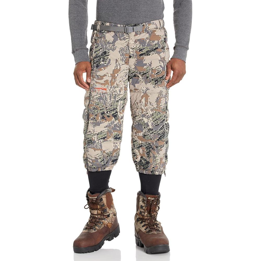 image:imageSITKA Gear Mens Kelvin Lite Down 34 Camo Insulated Warm Packable Hunting PantsOptifade Open Country