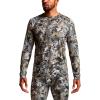 SITKA Core Lightweight Crew Long Sleeve – Lightweight Base Layer Hunting Shirt for Men(Elevated Ii)