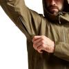 SITKA Dew Point Hooded Jacket – Lightweight and Waterproof Hunting Mens Jacket(Pyrite)