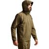 SITKA Dew Point Hooded Jacket – Lightweight and Waterproof Hunting Mens Jacket(Pyrite)