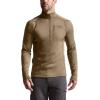 SITKA Gear Men’s Core Midweight Zip-t Long Sleeve Hunting Shirt(Coyote)