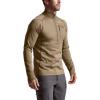 SITKA Gear Men’s Core Midweight Zip-t Long Sleeve Hunting Shirt(Coyote)