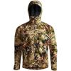 SITKA Dew Point Hooded Jacket – Lightweight and Waterproof Hunting Mens Jacket(Optifade Subalpine)