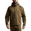 SITKA Dew Point Hooded Jacket – Lightweight and Waterproof Hunting Mens Jacket(Pyrite)
