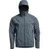 SITKA Dew Point Hooded Jacket – Lightweight and Waterproof Hunting Mens Jacket(Storm)