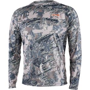 SITKA Core Lightweight Crew Long Sleeve – Lightweight Base Layer Hunting Shirt for Men(Optifade Open Country)