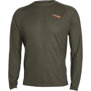 SITKA Core Lightweight Crew Long Sleeve – Lightweight Base Layer Hunting Shirt for Men(Pyrite)