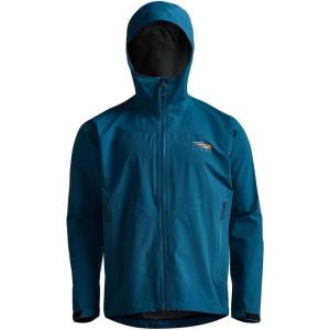 SITKA Dew Point Hooded Jacket – Lightweight and Waterproof Hunting Mens Jacket(Deepwater)