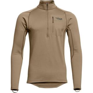 SITKA Gear Men’s Core Midweight Zip-t Long Sleeve Hunting Shirt(Coyote)