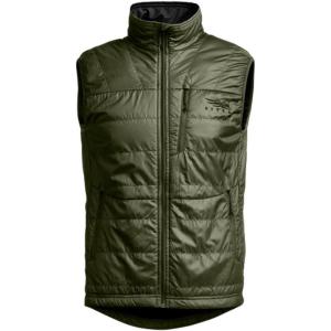 SITKA Kelvin Aerolite Vest – Lightweight Insulated Hunting Vest for Men(Dusty Olive)