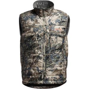 SITKA Kelvin Aerolite Vest – Lightweight Insulated Hunting Vest for Men(Optifade Open Country)