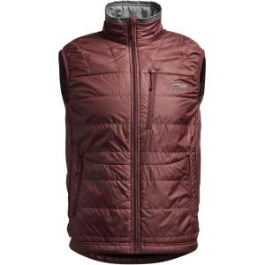 SITKA Kelvin Aerolite Vest – Lightweight Insulated Hunting Vest for Men(Red River)
