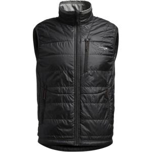 SITKA Kelvin Aerolite Vest – Lightweight Insulated Hunting Vest for Men(Sitka Black)
