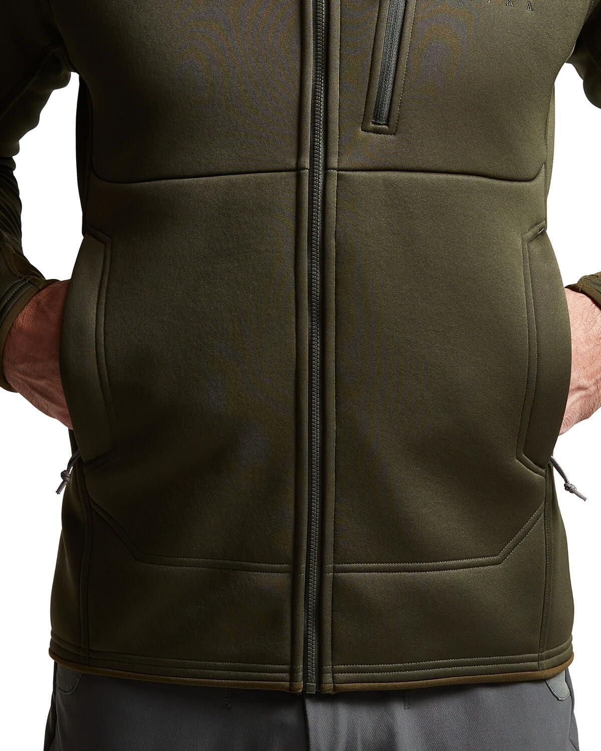 image:imageSITKA Traverse Jacket Heavyweight Breathable Fleece Hunting Mens JacketDeep Lichen