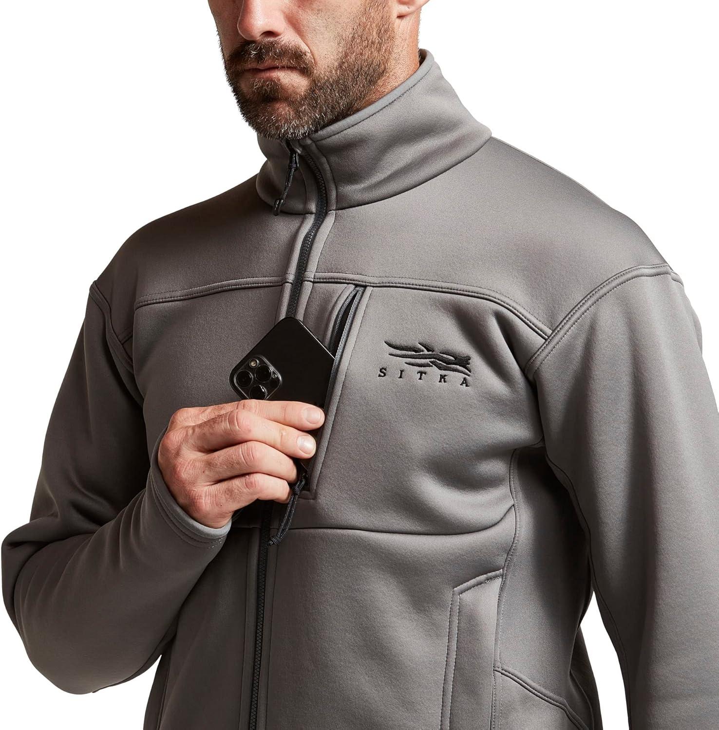image:imageSITKA Traverse Jacket Heavyweight Breathable Fleece Hunting Mens JacketWoodsmoke